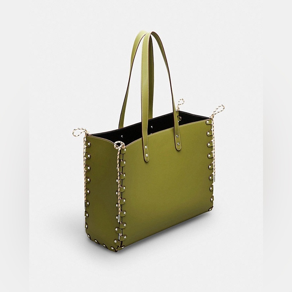 Authentic Large Re-Laceable Tote In Coachtopia Leather - Picture 4 of 14